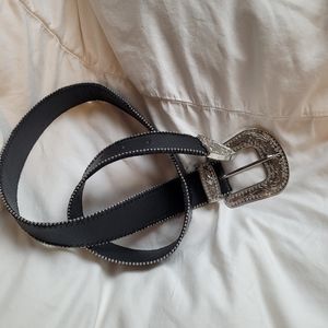 Y2k rhinestone cowboy belt